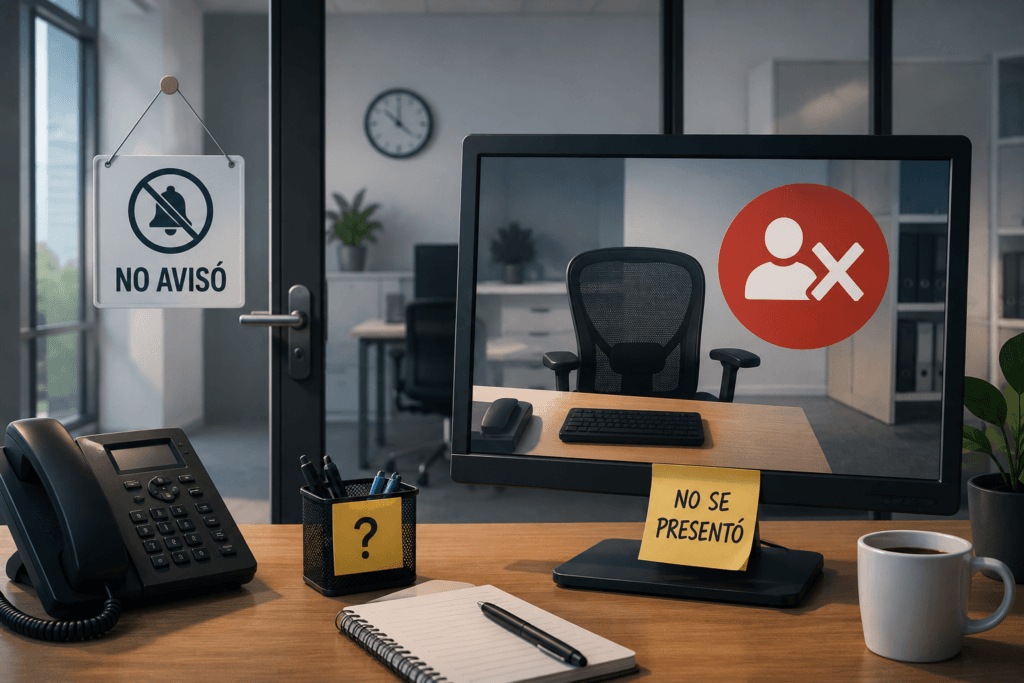 Qué hacer si un trabajador falta sin avisar