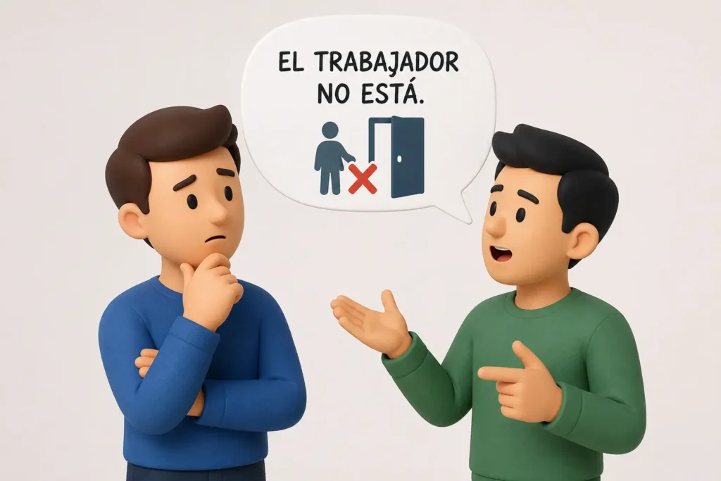 falta trabajador