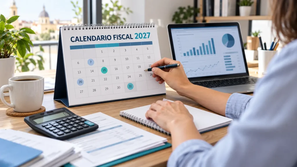 Calendario fiscal del autónomo