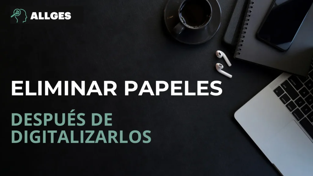 Portada eliminar los papeles después de escanearlos