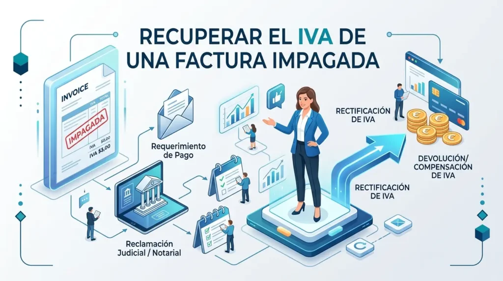 Recuperar el IVA de una factura impagada