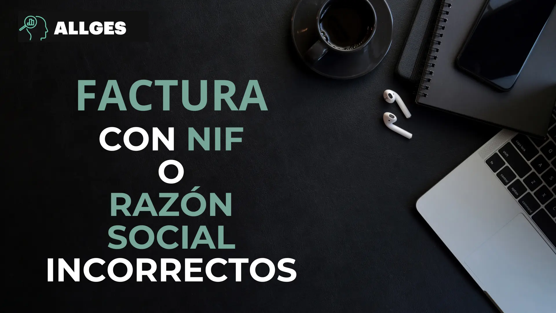 Portada Factura con NIF o razón social incorrectos